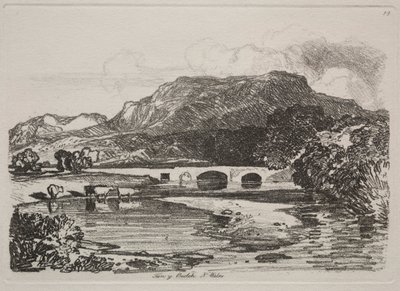 Liber Studiorum: Tan y Beolch, North Wales by John Sell Cotman