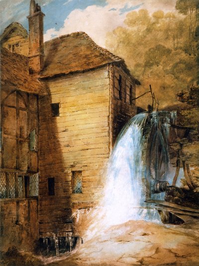 An Overshot Mill by John Sell Cotman