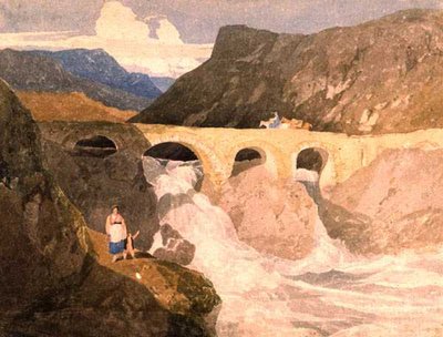 Road to Capel Curig, North Wales by John Sell Cotman