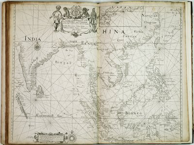 A Chart of the Trading Part of the East Indies and China, with the Adjacent Islands, from Surrat to Japan by John Seller