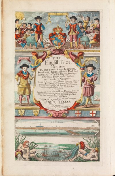 The English Pilot the First Book: Describing the Northern Navigation, c.1671 by John Seller