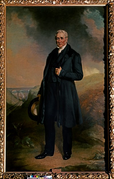 Portrait of George Stephenson by John Seymour Lucas