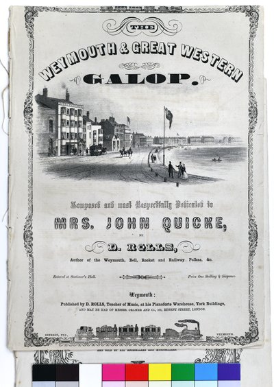 Weymouth and Great Western Galop, c1870 by John Sherren