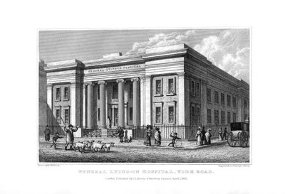 General Lying-in Hospital, York Road, Lambeth, London by John Shury