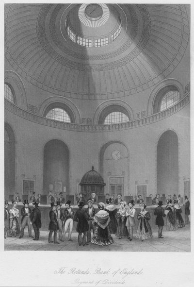 The Rotunda, Bank of England - Payment of Dividends by John Shury