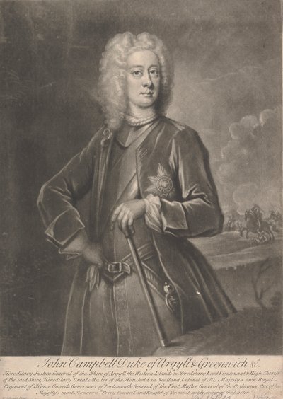 John Campbell, 2nd Duke of Argyll, 1st Duke of Greenwich by John Simon