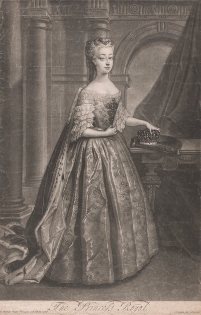 The Princess Royal (Princess Ann, eldest daughter of George II) by John Simon