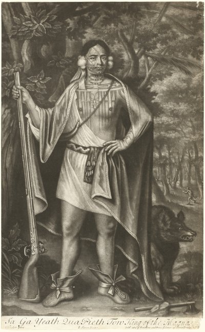 Sa Ga Yeath Qua Pieth Tow, King of the Maquas by John Simon after John Verelst