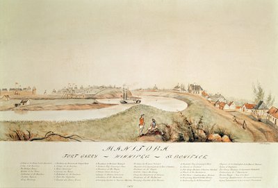 Manitoba, Showing a Hudson Bay Company Trading Station, 1871 by John Simpson