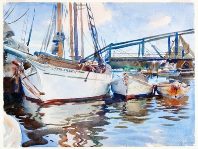Boats at Anchor by John Singer Sargent