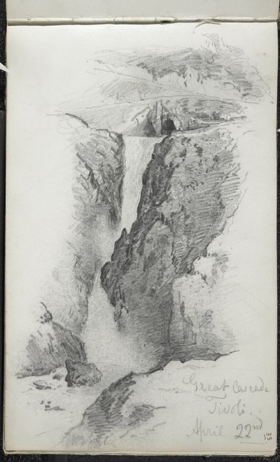 Great Cascade, Tivoli, Italy by John Singer Sargent