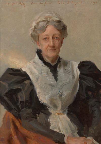 Mary Eliza Mead (née Mary Eliza Scribner, 1822) by John Singer Sargent