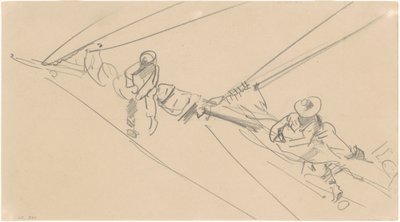 Men on a Spar by John Singer Sargent