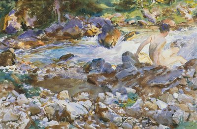Mountain Stream by John Singer Sargent