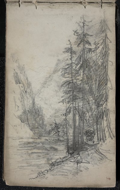 Mountain Landscape with Trees, 1871-72 by John Singer Sargent