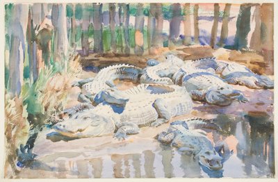 Muddy Alligators by John Singer Sargent
