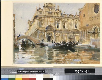 Rio Dei Mendicanti, Venice by John Singer Sargent