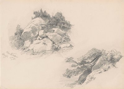 Rocks and Brush, Hintersee, Germany, 1871 by John Singer Sargent