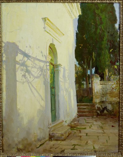 Shadows on a wall in Corfu by John Singer Sargent
