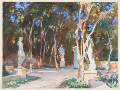 Shady Paths, Vizcaya by John Singer Sargent