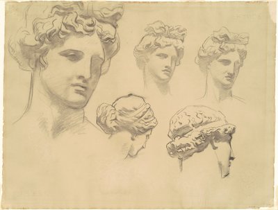 Studies for "Apollo and the Muses" by John Singer Sargent