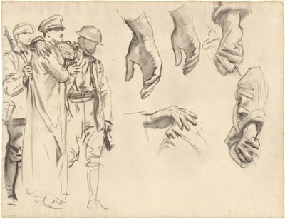 Studies for Gassed by John Singer Sargent