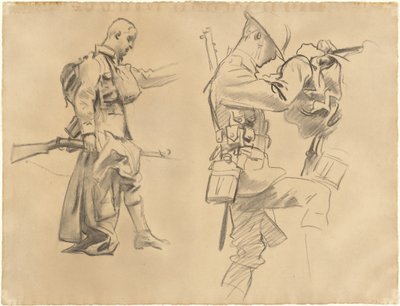 Studies for "Gassed" by John Singer Sargent