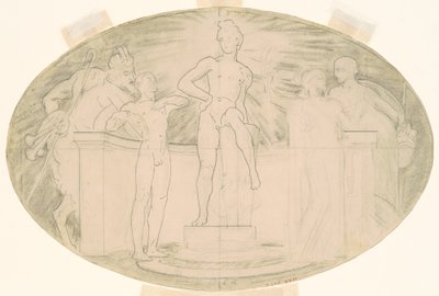 Study for Classic and Romantic Art, c. 1921 by John Singer Sargent