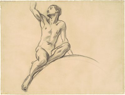 Study for Figure Above Music, 1919-1920 by John Singer Sargent