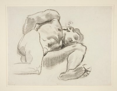 Study for Prometheus, Rondel, Rotunda, Museum of Fine Arts Boston by John Singer Sargent