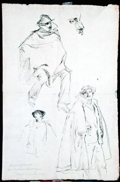 Study for a Venetian Street Scene by John Singer Sargent