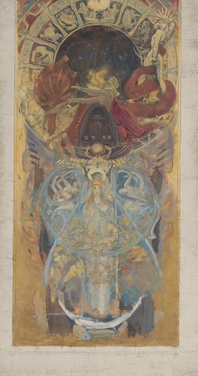 Study for the Boston Public Library Murals: Design for an Archway by John Singer Sargent