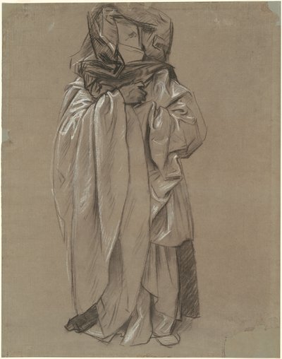 Study of Ezekiel for Frieze of Prophets by John Singer Sargent