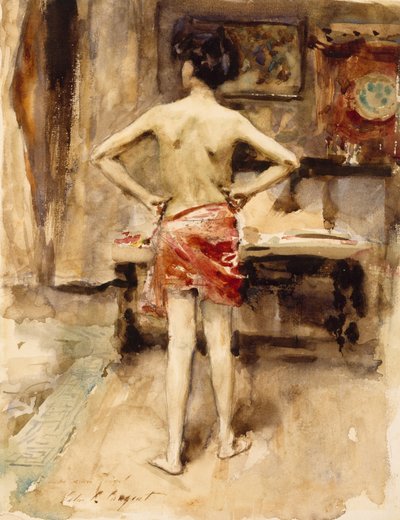 The Model by John Singer Sargent
