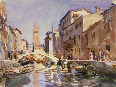 Venetian Canal by John Singer Sargent