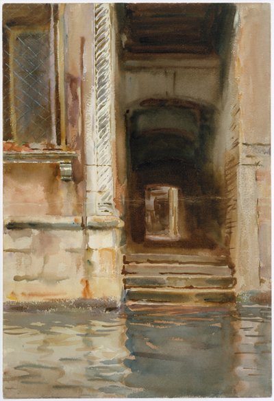 Venetian Passageway, c.1905 by John Singer Sargent