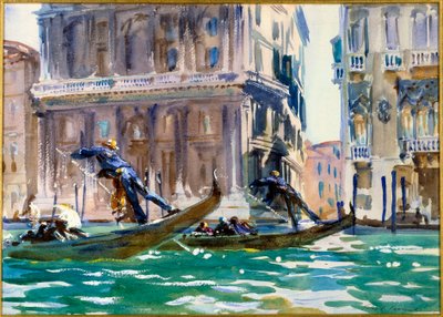 View of the Grand Canal in Venice by John Singer Sargent