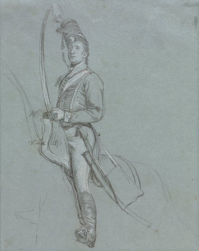 A Hussar Officer on Horseback by John Singleton Copley