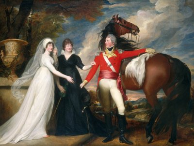 Colonel William Fitch and His Sisters Sarah and Ann Fitch, 1800-1801 by John Singleton Copley