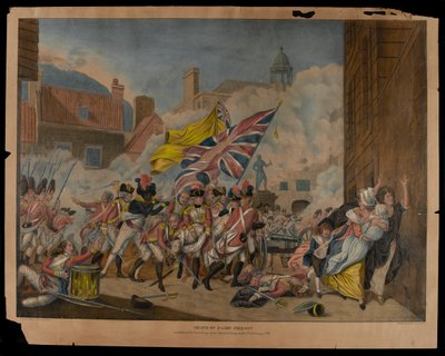 Death of Major Pierson and Defeat of the French Troops in the Island of Jersey on 6th of January 1781 by John Singleton Copley