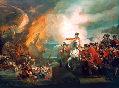 Defeat of the Floating Batteries at Gibraltar, 1782 c1783 by John Singleton Copley