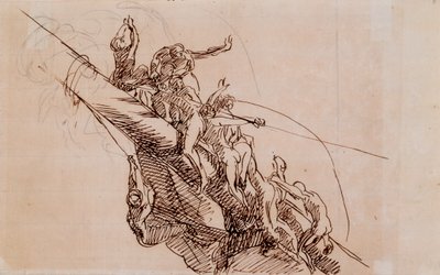Figures Clinging to Wreckage by John Singleton Copley