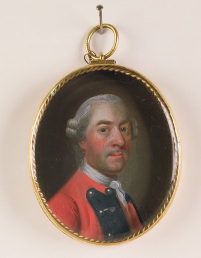 Miniature Portrait of Sir John St. Clair by John Singleton Copley