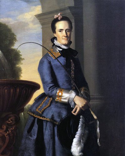 Mrs Epes Sargent (Catherine Osborne) in Hunting Outfit, 1764 by John Singleton Copley