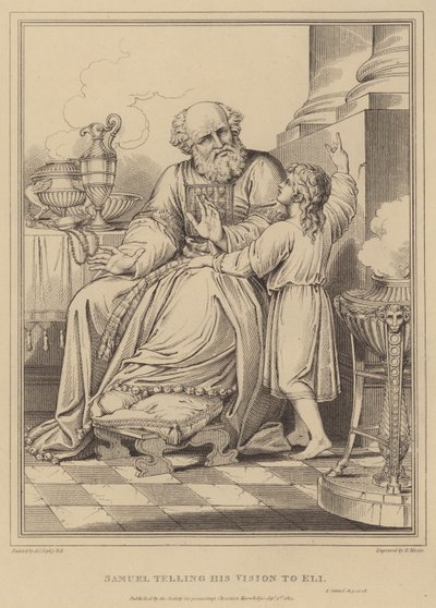 Samuel telling his Vision to Eli, 1 Samuel by John Singleton Copley