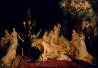 Sketch of the Knatchbull Family at Mersham-le-Hatch, Kent, 1800-03 by John Singleton Copley