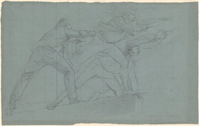 Study for "The Defeat of the Floating Batteries at Gibraltar" by John Singleton Copley
