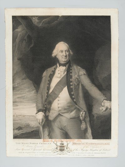 The Most Noble Charles Marquis Cornwallis, Master General of the Ordnance, Lieutenant General, General Governor of Ireland, circa 1798 by John Singleton Copley
