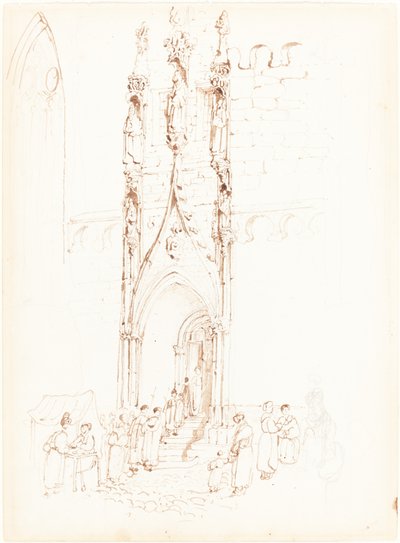 A Gothic Arch by John Skinner Prout