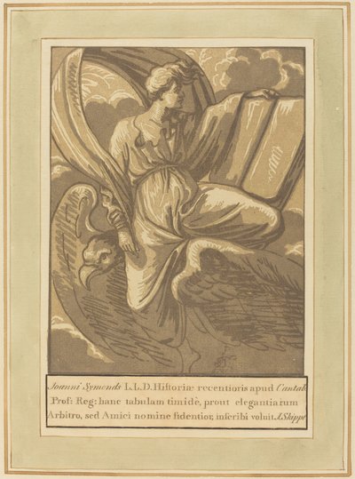 Saint John the Evangelist by John Skippe after Parmigianino